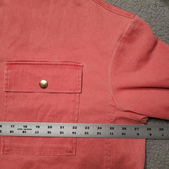 Tuckernuck x Nantucket Reds Stretch Twill Marant Shirt Jacket Womens XXL NEW - Picture 12 of 13